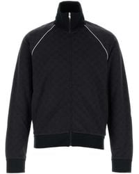 Gucci - Nylon Cotton Gg Jacquard Track Top - Lyst