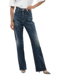 DSquared² - Regular High Rise Jeans - Lyst