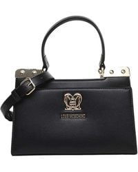 Love Moschino - Logo Plaque Mini Satchel - Lyst