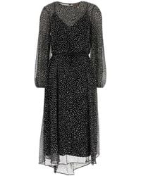 Max Mara - Printed Silk Campo Dress - Lyst