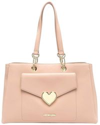 Love Moschino - Heart Logo Large Tote - Lyst