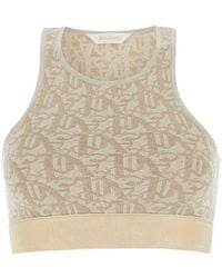 Palm Angels - Embroidered Viscose Blend Top - Lyst