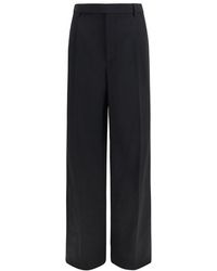 Saint Laurent - Tailored Pleated Pants - Lyst