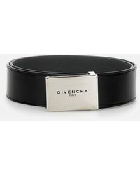 Givenchy - Label Leather Belt - Lyst