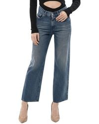 DIESEL - Relaxed High Rise Jeans - Lyst