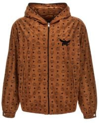 MCM - Logo Hood Jacket - Lyst