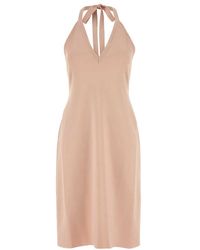 Ferragamo - Salvatore Stretch Viscose Blend Dress - Lyst