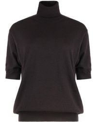 Prada - Solid Turtle Neck Sweater - Lyst