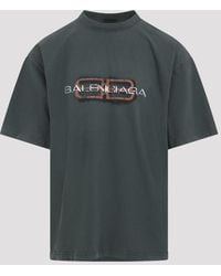 balenciaga-Dark-Green-Logo-T-