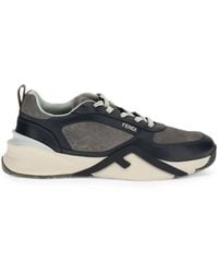 Fendi - Color-Block Flow Sneakers - Lyst