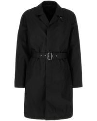 Prada - Re-Nylon Trench Coat Recycled Material - Lyst