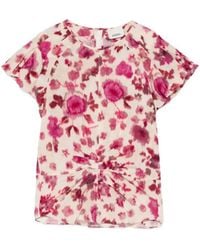 Isabel Marant - Floral Round Neck Top - Lyst