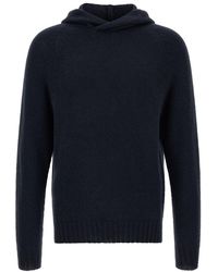 Ma'ry'ya - Relaxed Knitted Hoodie - Lyst