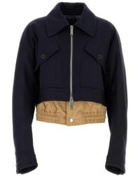DSquared² - Dark Wool Jacket - Lyst
