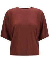 Brunello Cucinelli - Solid Round Neck Sweater - Lyst
