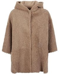 Enes - Alice Suede Leather Coat - Lyst