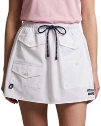 Miu Miu - Above Knee Skirt - Lyst