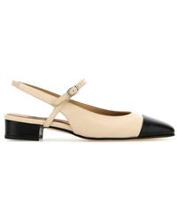 CAREL PARIS - Two-Tone Leather Pumps - Lyst