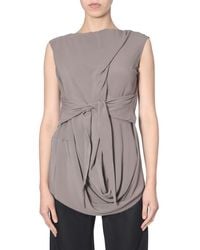 Rick Owens - Solid Boat Neck Top - Lyst