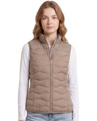 EA7 - Quilted Mock Collar Jacket - Lyst