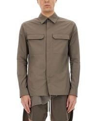 Rick Owens - Regular Solid Shirt - Lyst