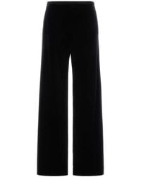 Alberta Ferretti - Flared Flat Front Pant - Lyst