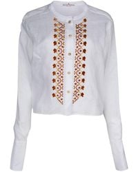 Ermanno Scervino - Regular Embroidered Shirt - Lyst
