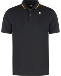 K-Way - Solid Shirt Collar Polo - Lyst