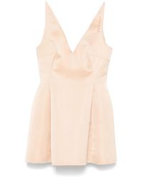 Marni - Duchess Satin Mini Dress - Lyst