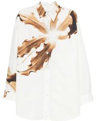 Dries Van Noten - Long Sleeves Printed Shirt - Lyst