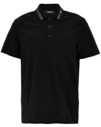 Versace - Cotton Polo - Lyst
