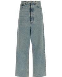 Maison Margiela - Light Straight High Rise Jeans - Lyst