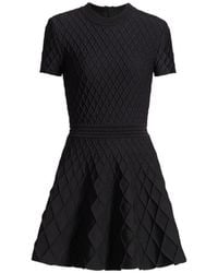 Balmain - Flared Mini Dress - Lyst