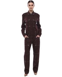 Stella McCartney - Shirt Collar Jumpsuit - Lyst