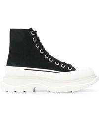McQueen - Tread Slick Ankle Boots - Lyst