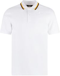 K-Way - Solid Shirt Collar Polo - Lyst