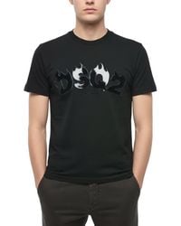 DSquared² - Regular Logo T-Shirt - Lyst