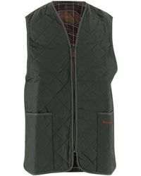 Barbour - Quilted Sleeveless Jacket - Lyst