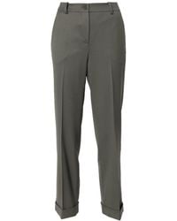P.A.R.O.S.H. - Tailored Virgin Wool-Blend Trousers - Lyst