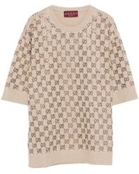Gucci - Logo Crew Neck Sweater - Lyst