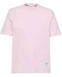 Thom Browne - Solid Crew Neck T-Shirt - Lyst