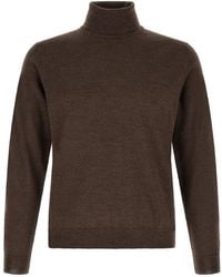 Zanone - Dark Turtle Neck Sweater - Lyst