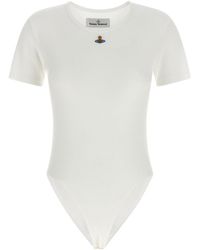 Vivienne Westwood - Logo-Embroidered Bodysuit - Lyst