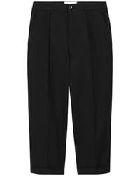 Ami Paris - Cotton Trousers - Lyst