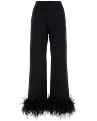 Prada - Wide Trousers - Lyst