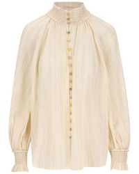Zimmermann - Aster Cotton Blouse - Lyst