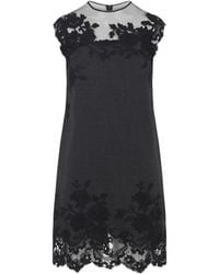 Ermanno Scervino - Virgin Wool Mini Dress - Lyst