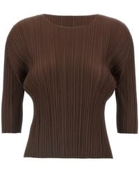 Pleats Please Issey Miyake - 'Monthly Colors: March' Top - Lyst