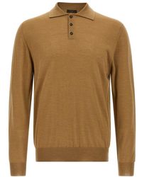 Zanone - Solid Polo Shirt - Lyst