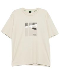 BOSS - Light Graphic T-Shirt - Lyst